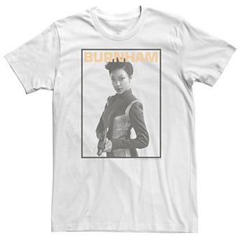 Men's Star Trek Discovery Burnham Greyscale Tee