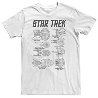 Men's Star Trek Next Generation Ships Of Trek Tee