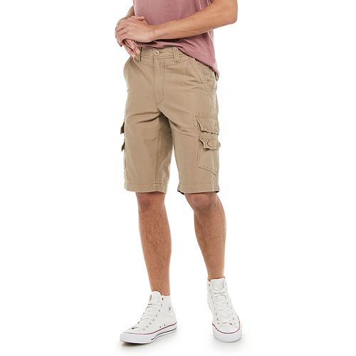 mens canvas cargo shorts