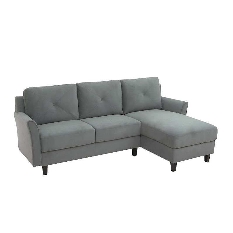 Lifestyle Solutions Westin Sectional Sofa, Grey