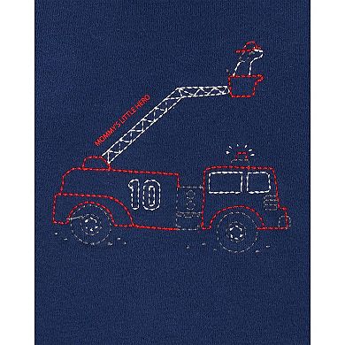 Baby Boy Carter's 2-Piece Firetruck Bodysuit & Pants Set