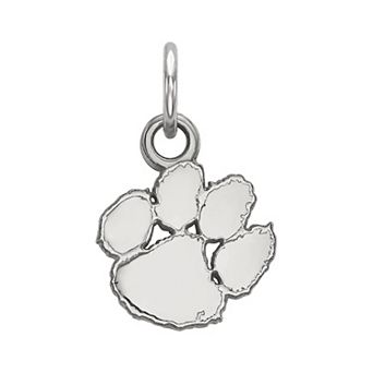 LogoArt 14k White Gold Clemson Tigers XS Pendant