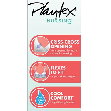 Playtex 2-Pack Nursing Sleep Bra US02PK