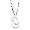 Bella Uno Abstract Open Oval Necklace