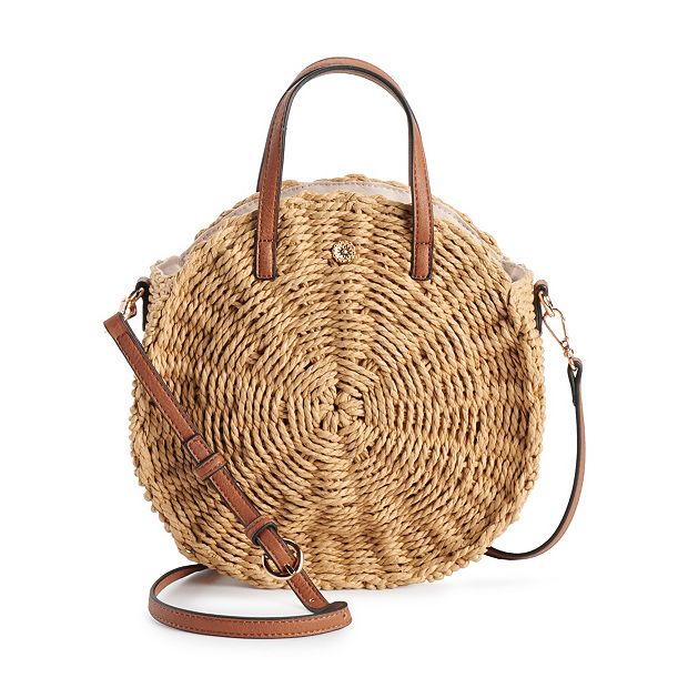 LC Lauren Conrad Wicker Tote Bags for Women