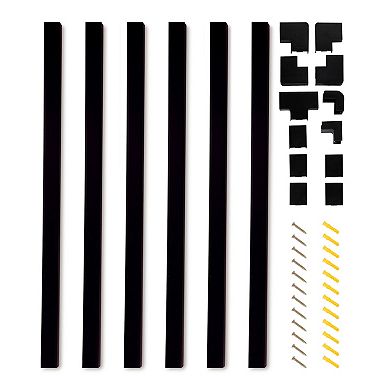 Church Supply 6-Cable Concealer On-Wall Cable Management Raceway Kit