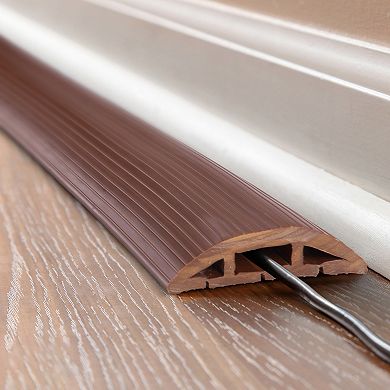 Church Supply 3-Channel On Floor Cable Cover & Protector for Sidewalks or Walkways