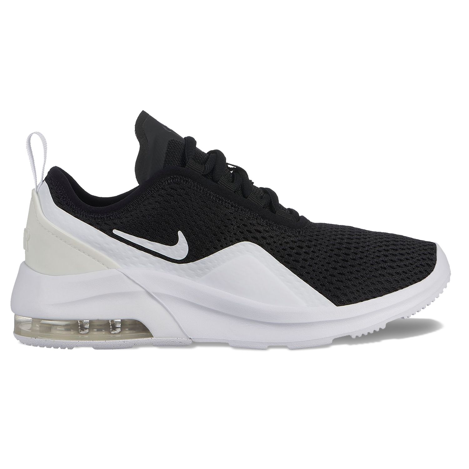 air max motion 2 black and white