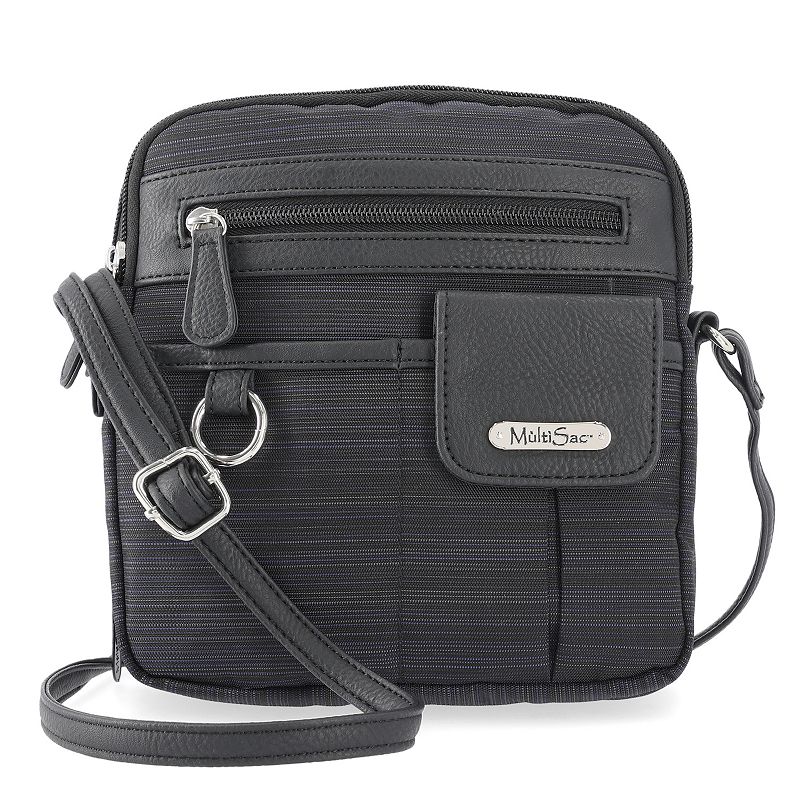 MultiSac Zip Around Crossbody Bag, Black