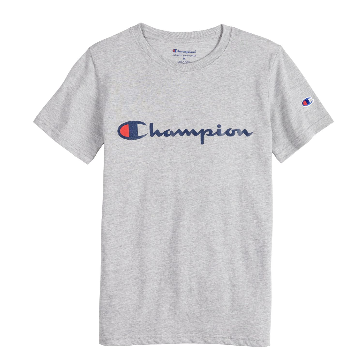 Kids 7-20 Champion® Signature Script Tee