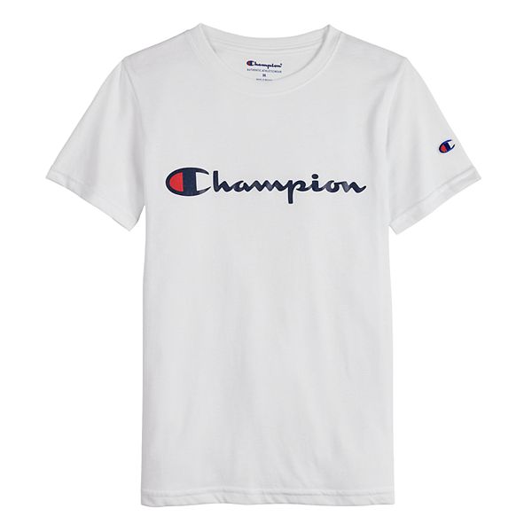 Kids 7-20 Champion® Signature Script Tee