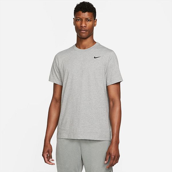 Men's Nike Dri-FIT Training Tee - Carbon Heather (XL)
