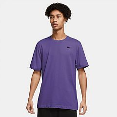 purple and black nike shirt