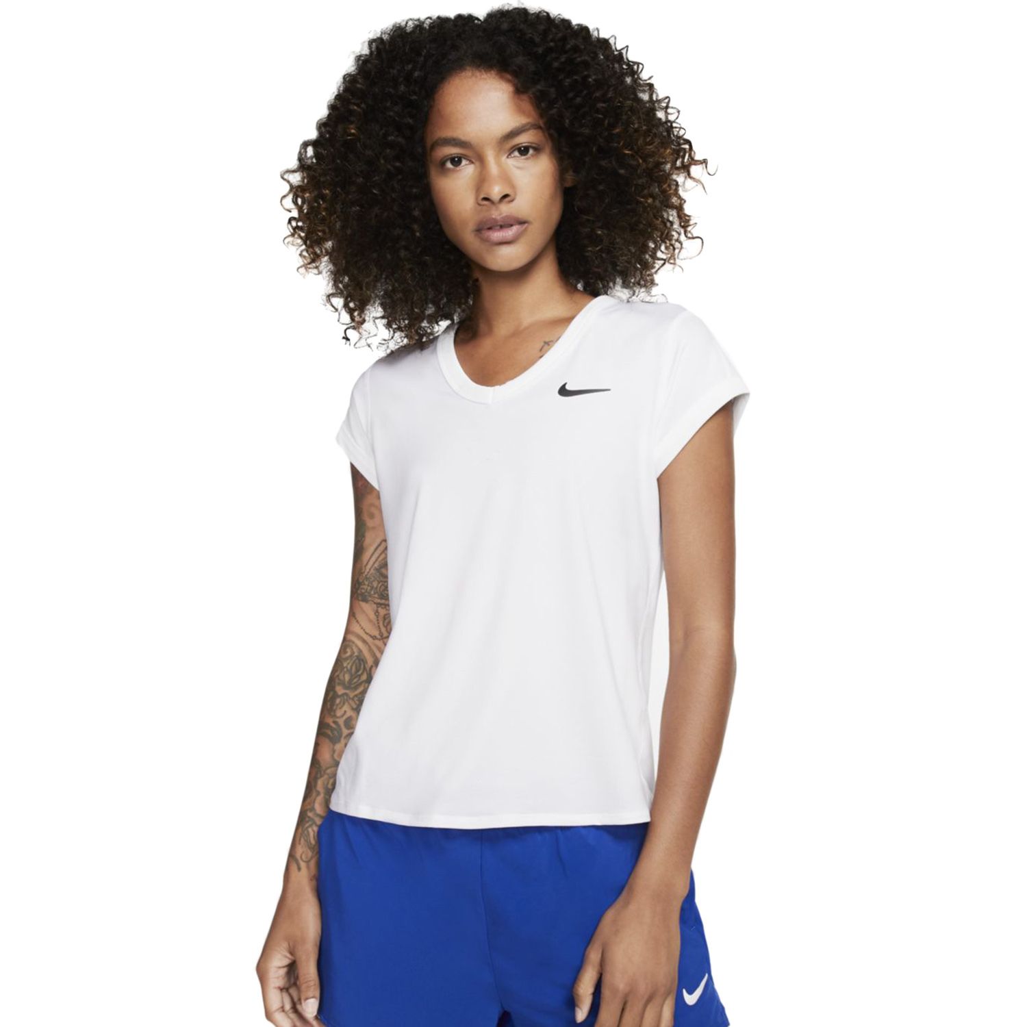 nike dri fit short sleeve shirt womens