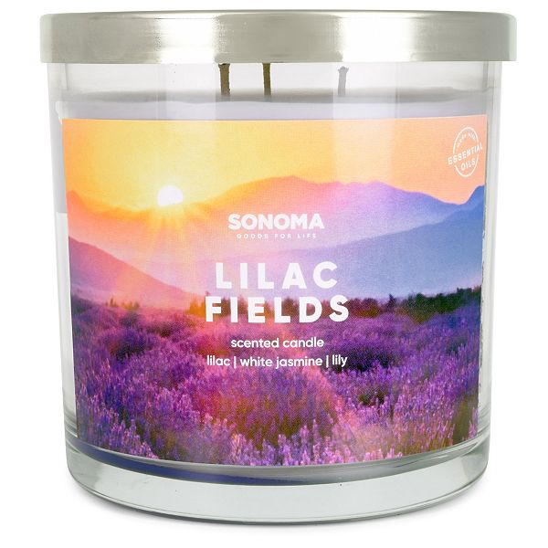 Sonoma Goods For Life® 14-oz. Lilac Fields Triple Pour Candle