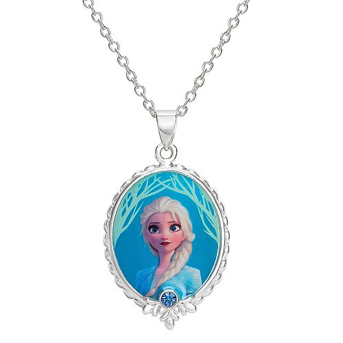 Disney's Frozen Elsa Crystal Pendant Necklace