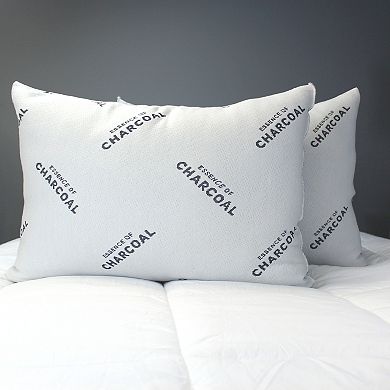 Essence of Charcoal 2-pack Bed Pillow
