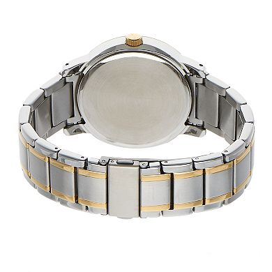 Armitron Men's Diamond Accent Two Tone Dress Watch - 20-5263NVTT