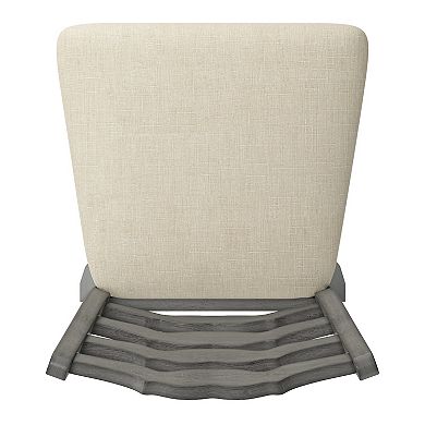 HomeVance Zackery Ladder Back Swivel Dining Chair
