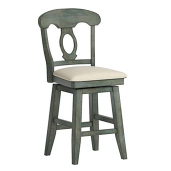 HomeVance Zackery Napoleon Back Swivel Dining Chair