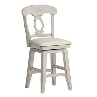 HomeVance Zackery Napoleon Back Swivel Dining Chair