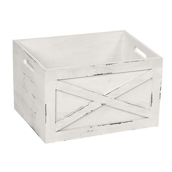 Wooden Crate white 
