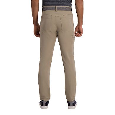 Men's Haggar Active Series Slim-Straight Fit Flat-Front Urban Pants