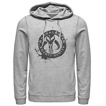 Men's Star Wars The Mandalorian Paint Splatter Emblem Hoodie