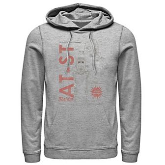 Men's Star Wars The Mandalorian AT-ST Action Figure Graphic Hoodie