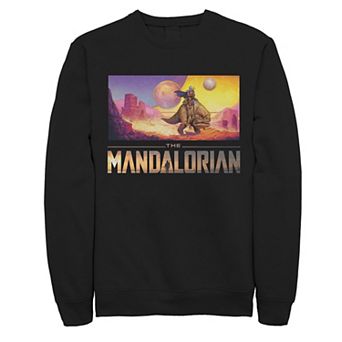 Men's Star Wars The Mandalorian Dreamscape Journey Graphic Fleece Pullover