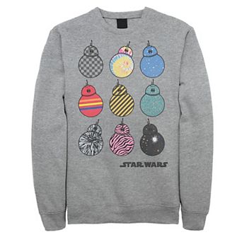 Men's Star Wars The Rise of Skywalker BB-8 Fashion Graphic Fleece Pullover