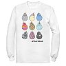 Men's Star Wars The Rise of Skywalker BB-8 Fashion Long Sleeve Graphic Tee