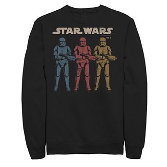 Men's Star Wars The Rise of Skywalker Stormtrooper Trio Graphic Fleece Pullover