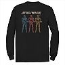 Men's Star Wars The Rise of Skywalker Stormtrooper Trio Long Sleeve Graphic Tee