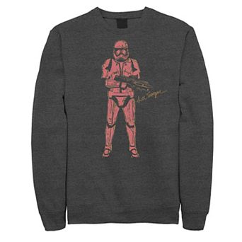 Men's Star Wars The Rise of Skywalker Sith Trooper Villain Graphic Fleece Pullover