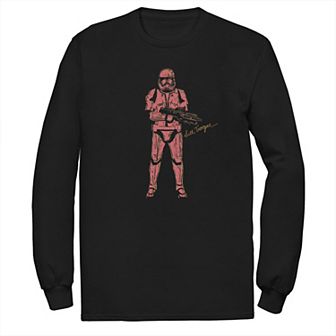 Men's Star Wars The Rise of Skywalker Sith Trooper Villain Long Sleeve Graphic Tee