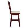 HomeVance Zackery Spindle Back Swivel Dining Chair
