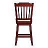 HomeVance Zackery Spindle Back Swivel Dining Chair
