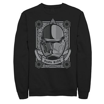 Men's Star Wars The Rise of Skywalker Sith Trooper Playing Card Sweatshirt