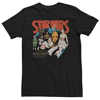 Men's Star Wars The Rise of Skywalker Retro Collage Tee