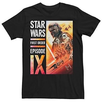 Men's Star Wars The Rise of Skywalker First Order Glow Tee