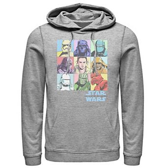 Men's Star Wars The Rise of Skywalker Character Box Pullover Hoodie