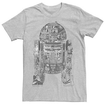 Men's Star Wars Epic R2-D2 Panel Tee
