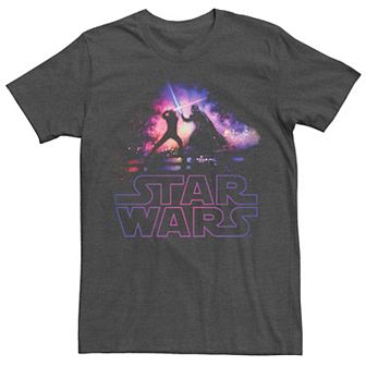 Men's Star Wars Luke & Vader Duel Smoke Tee