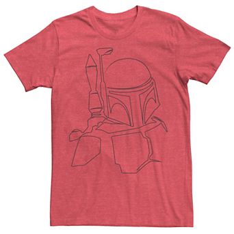 Men's Star Wars Boba Fett Outline Tee