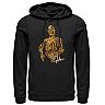 Men's Star Wars The Rise of Skywalker C-3PO Stay Golden Graphic Hoodie