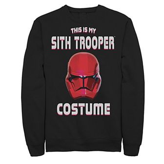 Men's Star Wars The Rise of Skywalker Halloween Sith Trooper Costume Fleece Graphic Top