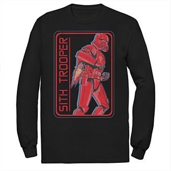 Men's Star Wars The Rise of Skywalker Sith Trooper Rocket Long Sleeve Graphic Tee