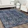 RugSmith Blue Danube Distressed Transitional Area Rug