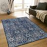RugSmith Blue Danube Distressed Transitional Area Rug